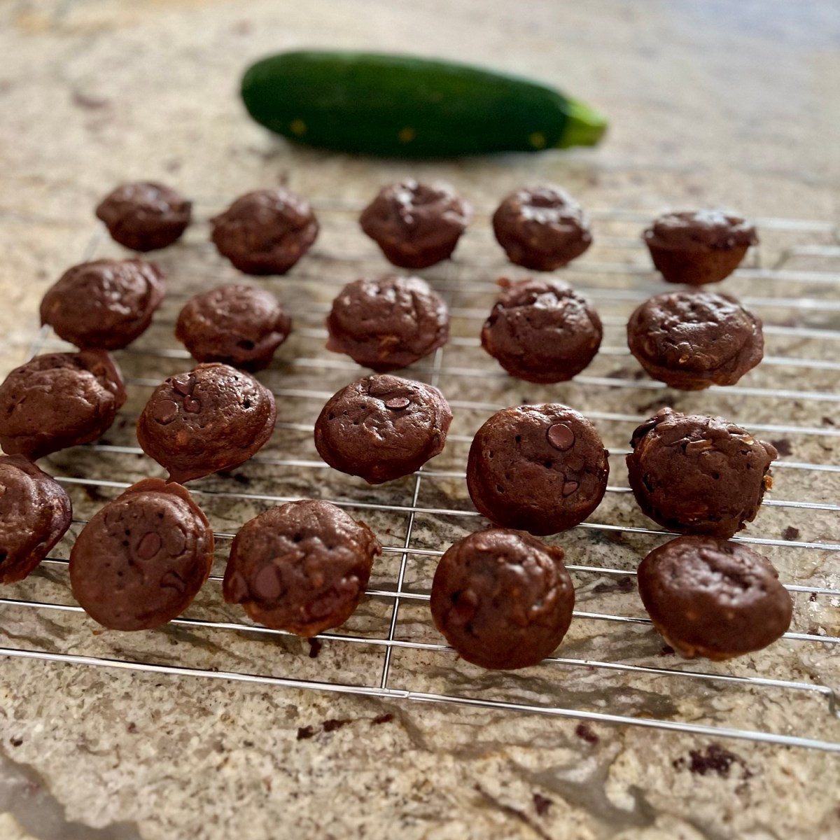 Mini-muffin double chocolat et zucchini (ingrédient secret&nbsp;🤫)