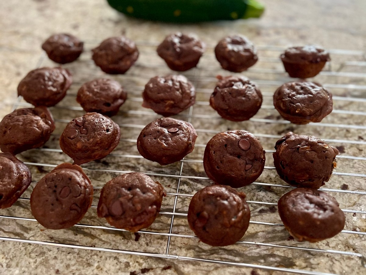 Mini-muffin double chocolat et zucchini (ingrédient secret&nbsp;🤫)