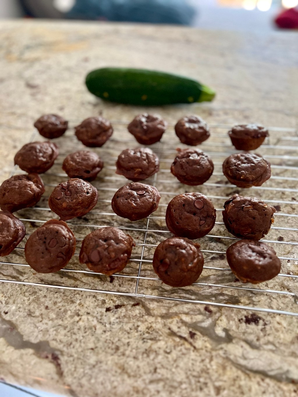 Mini-muffin double chocolat et zucchini (ingrédient secret&nbsp;🤫)