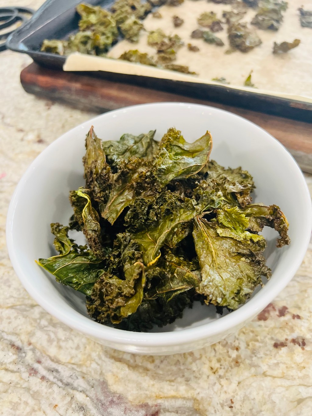 Chips de chou frisé croquantes&nbsp;(Kale)